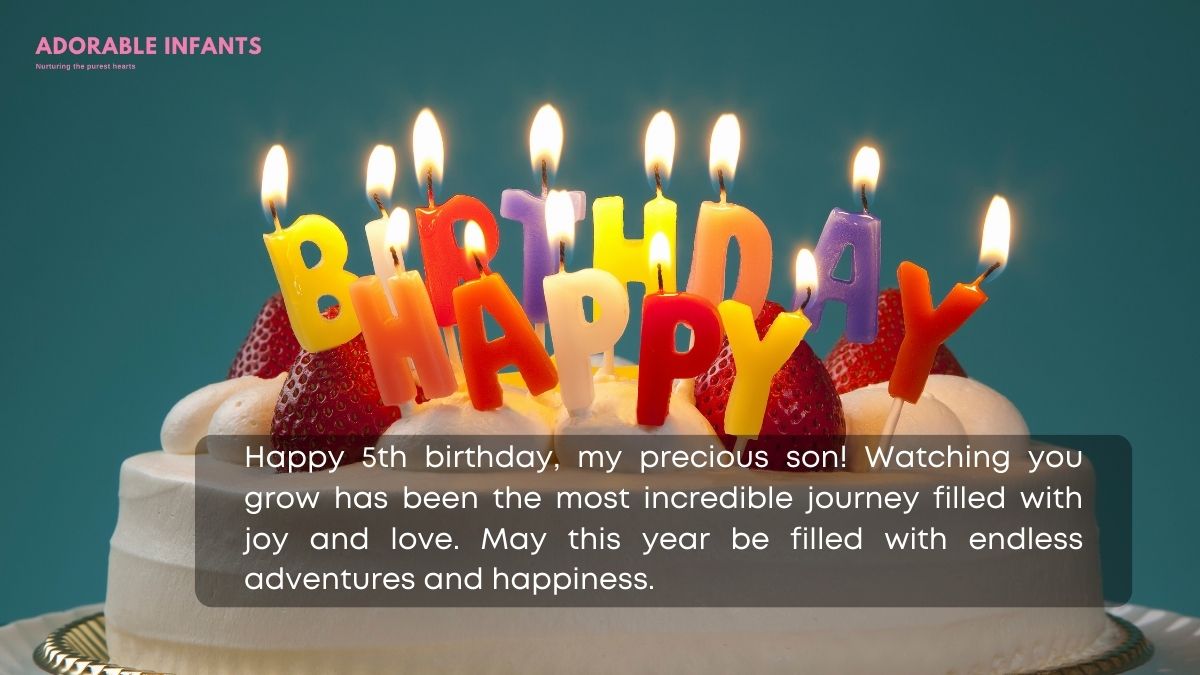 5th birthday wishes for son: A celebration of love and growth