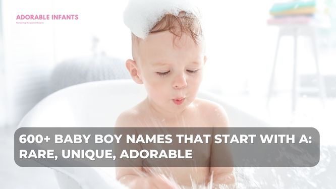 baby boy names that start with A
