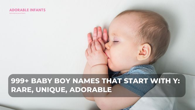 baby boy names that start with Y