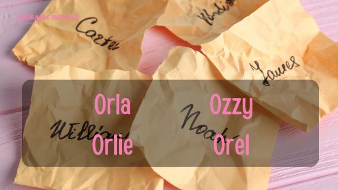 Fantasy gender neutral names that start with O