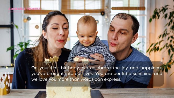 First birthday wishes for son to celebrate a wonderful milestone 