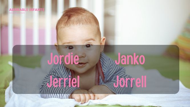 Popular, trendy baby boy names that start with J