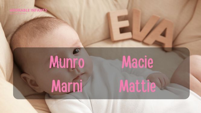 Trendy unisex names that start with M