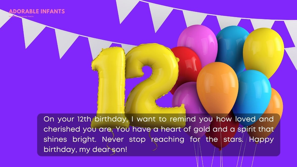 12th birthday wishes for son: A celebration of love and growth