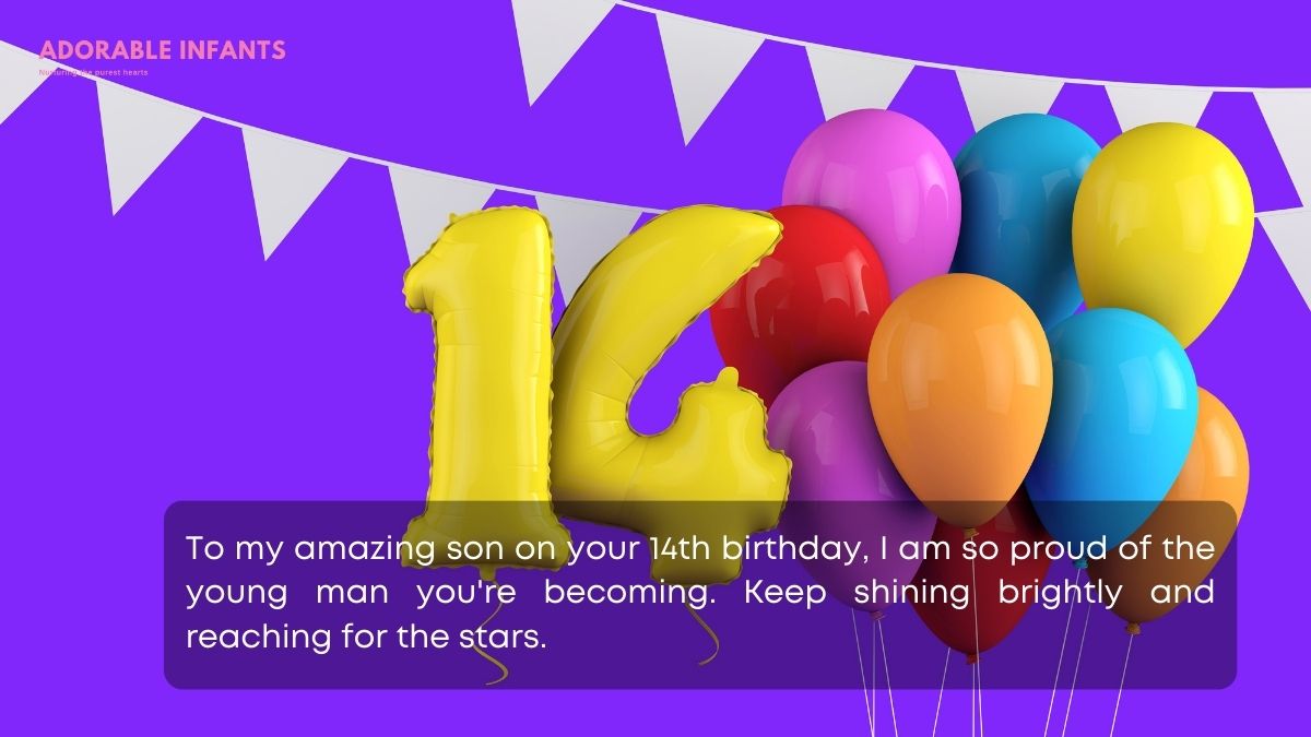 14th birthday wishes for son to celebrate a wonderful milestone 