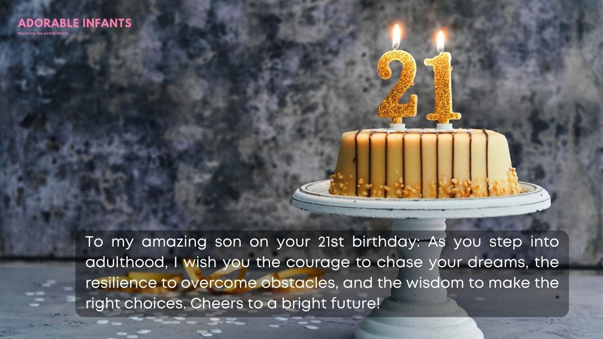 21st birthday wishes for son: A celebration of love and growth
