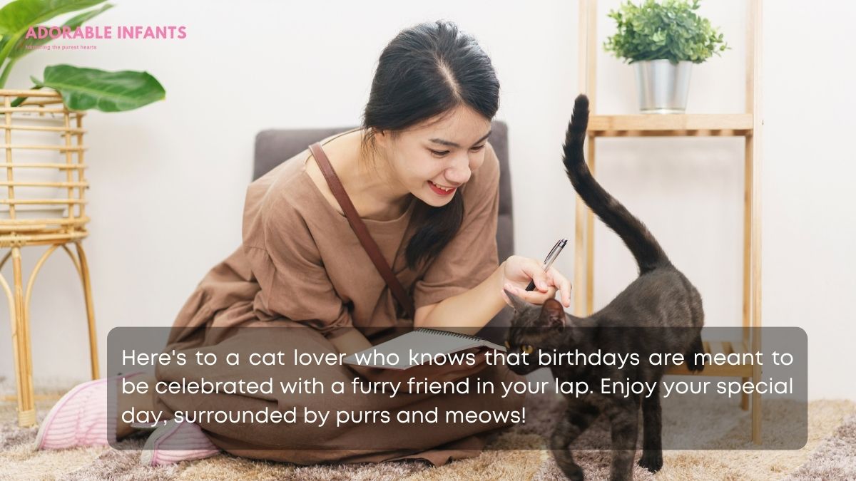 Cute birthday wishes for cat lovers