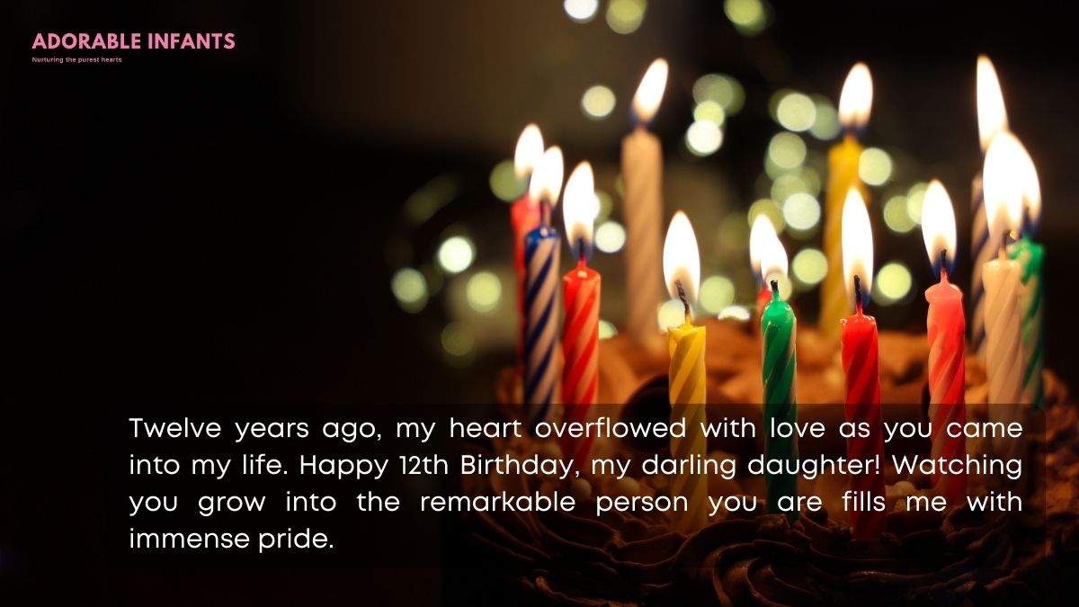Happy 12th birthday to my daughter - A celebration of love and growth