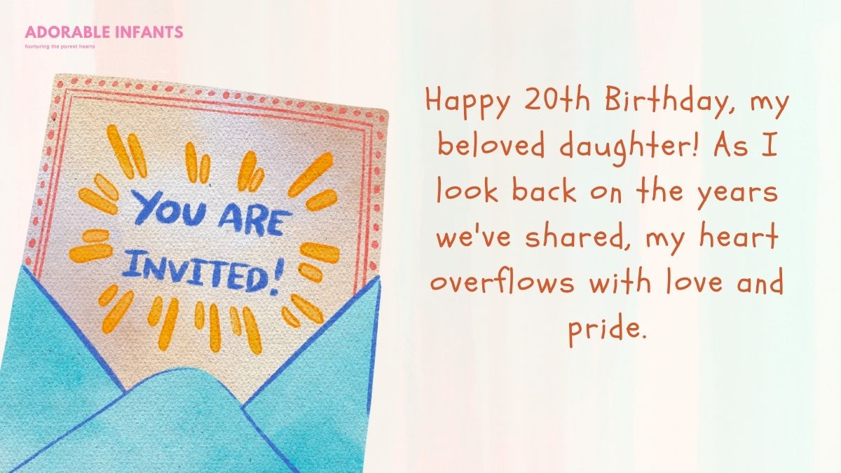 Happy 20th birthday daughter wishes - A celebration of love and growth
