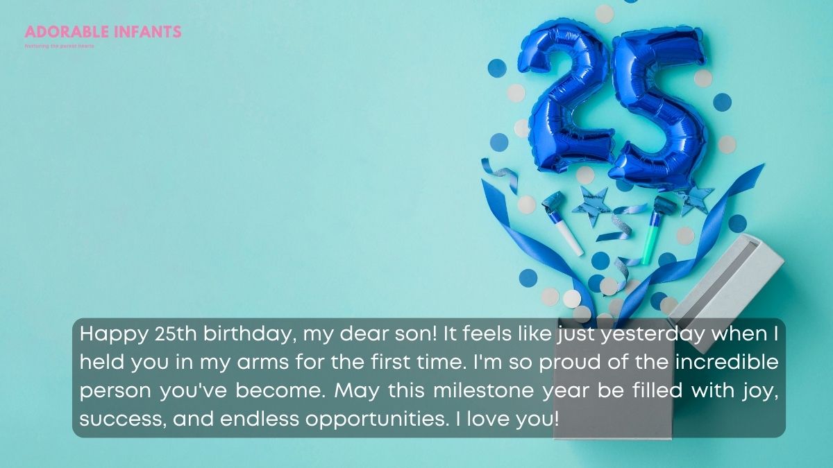 Happy 25th birthday son wishes - A celebration of love and growth