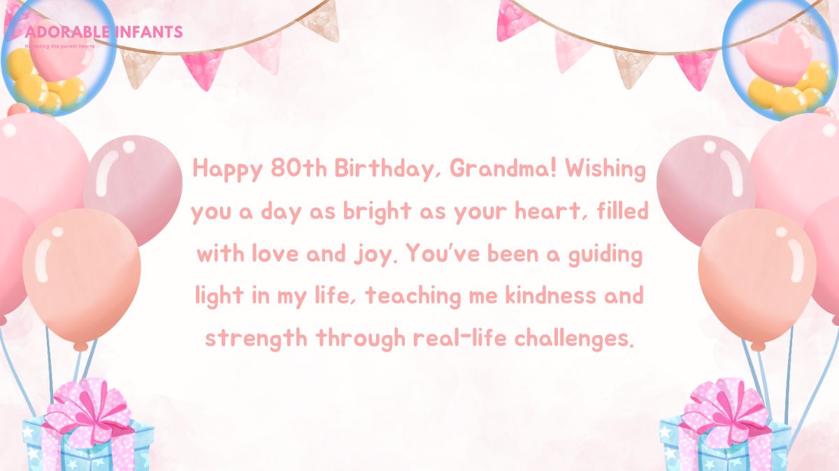 Happy 80th birthday grandma wishes to make the day special