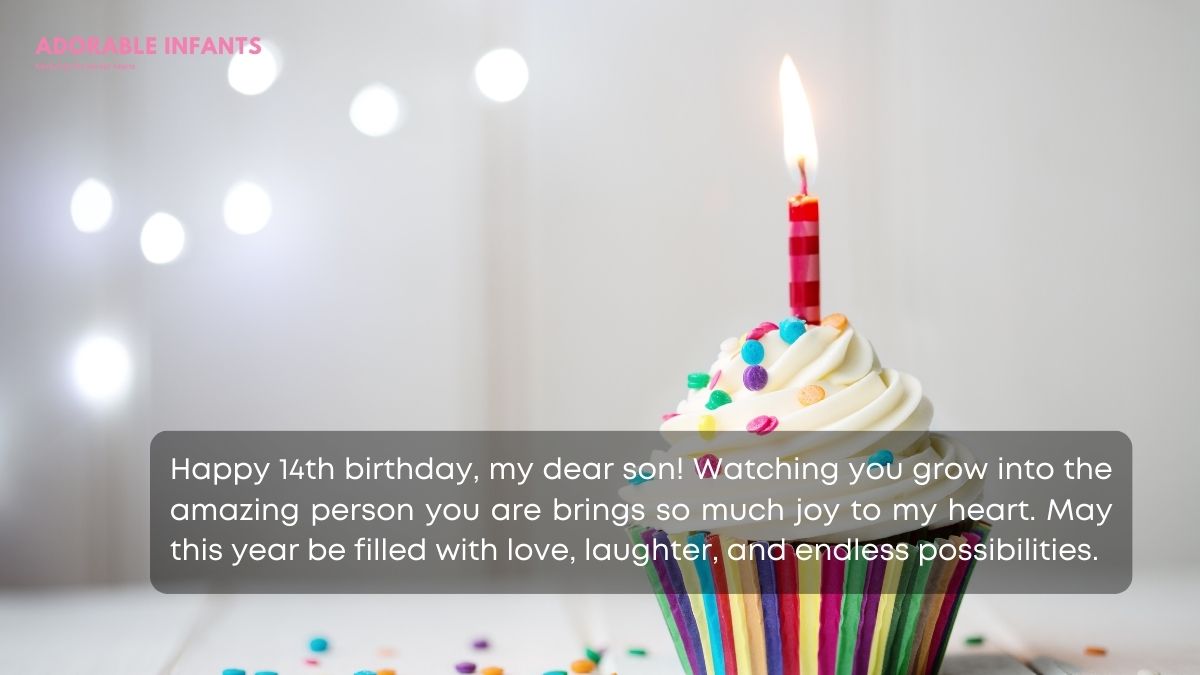 Joyous 14th birthday quotes for son