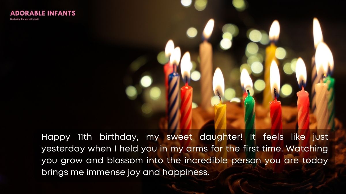 Joyous, happy 11th birthday quotes for daughter