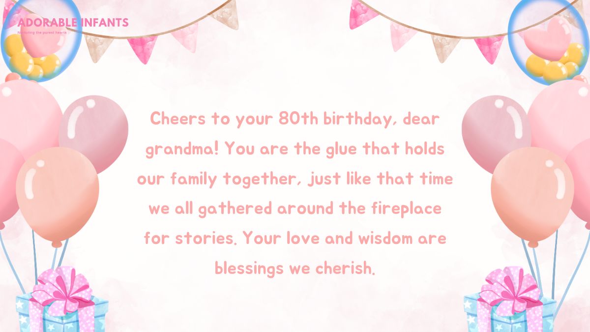 Joyous, happy 80th birthday quotes for grandma