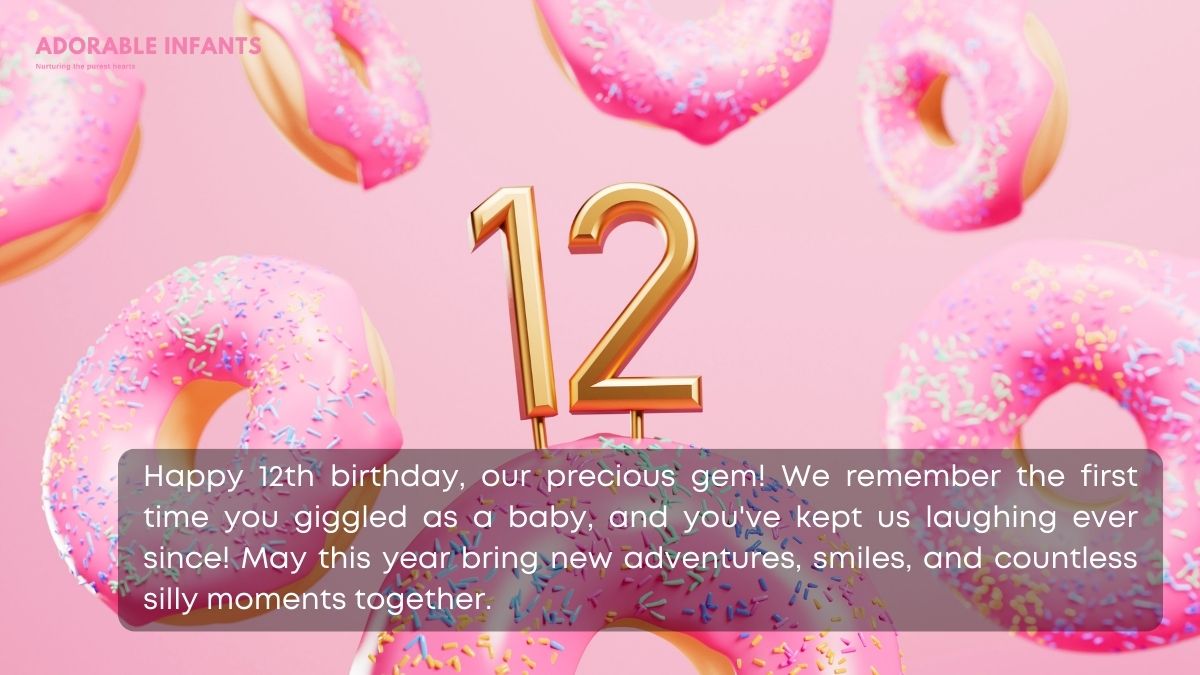 Playful and fun 12th birthday wishes for daughter from Mom and Dad