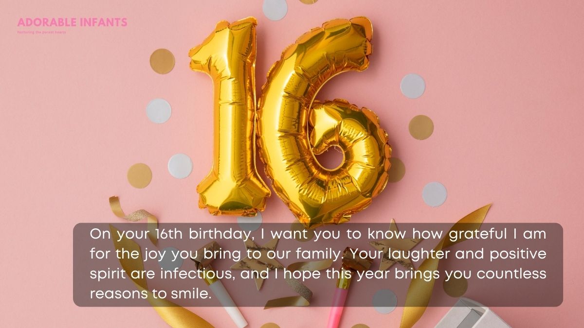 Sweet and sentimental 16th birthday wishes for son