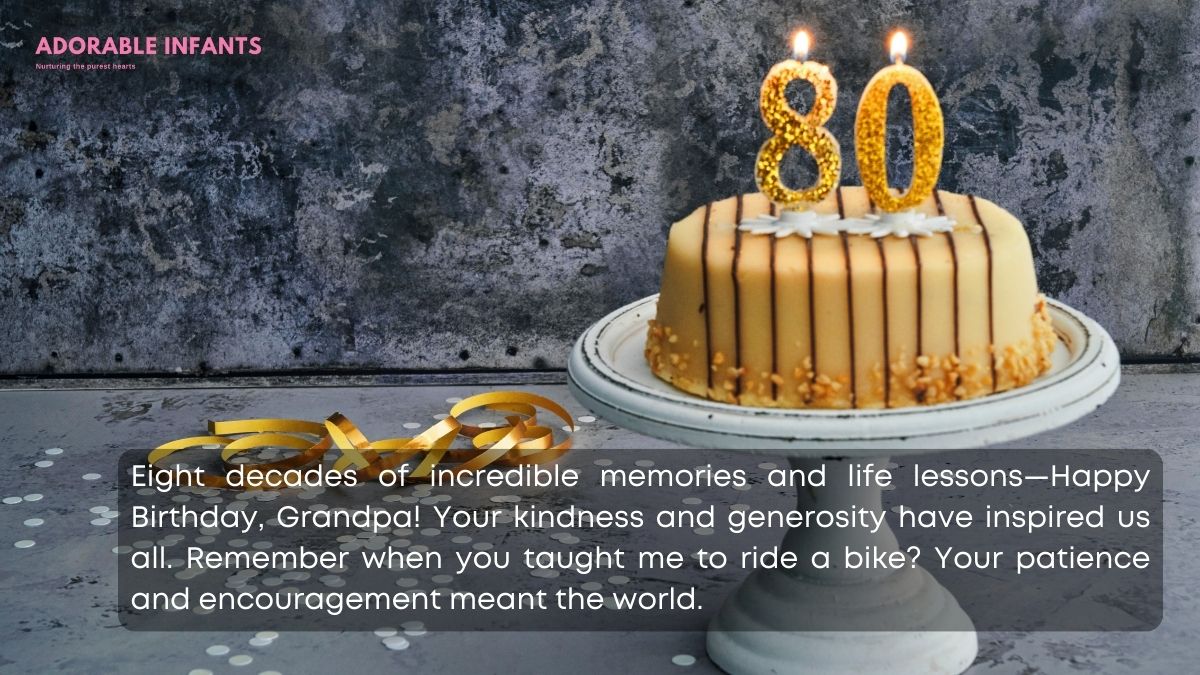 Emotional happy 80th birthday grandpa wishes