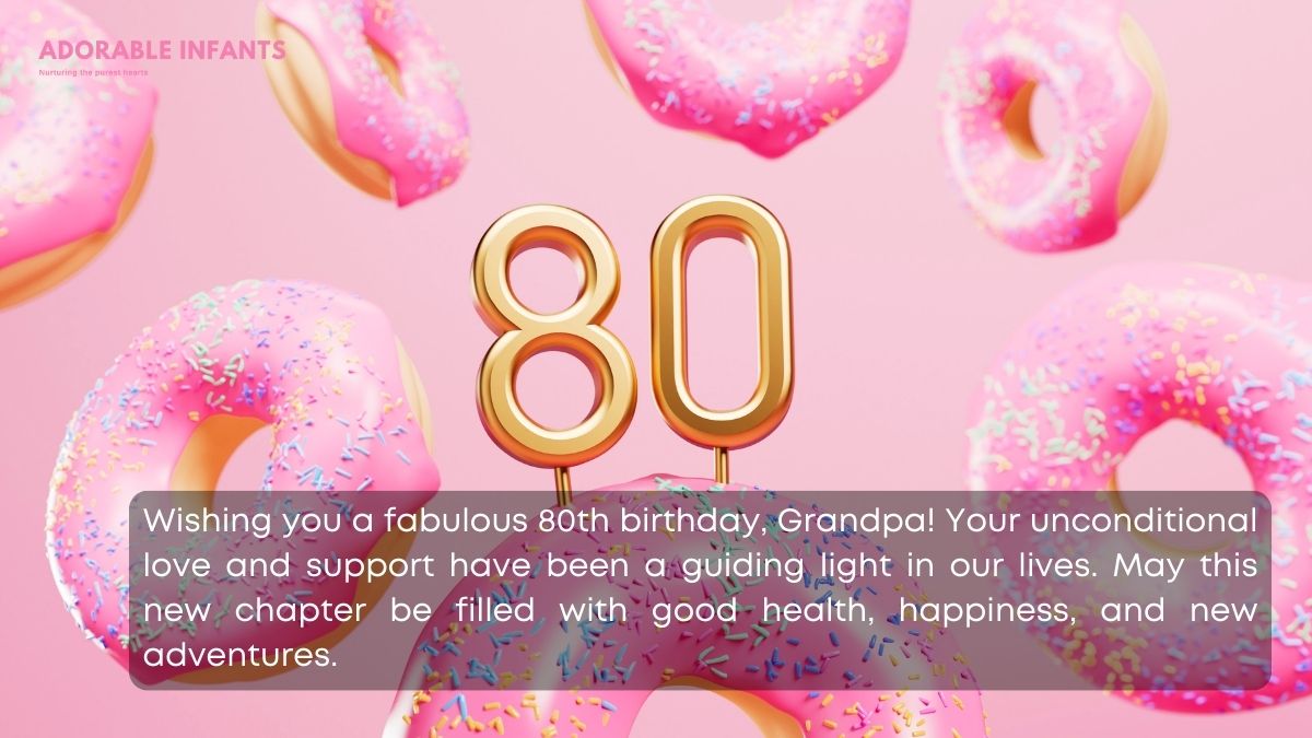 Heartwarming happy 80th birthday grandpa wishes