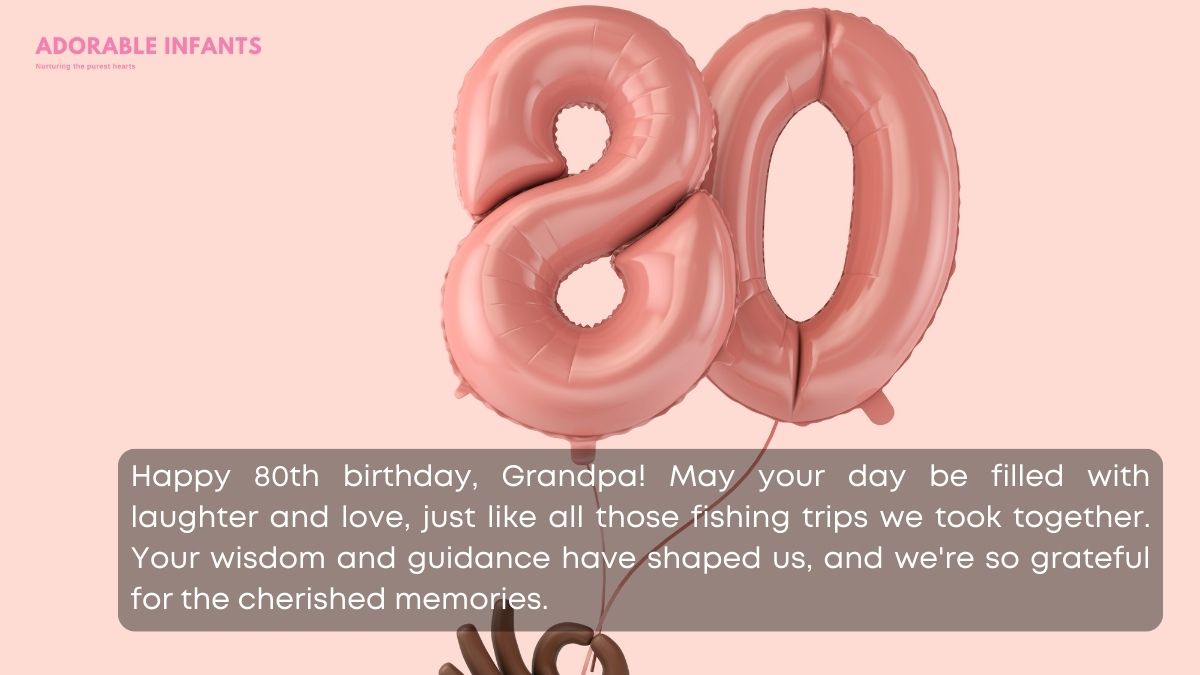Joyous, happy 80th birthday quotes for grandpa