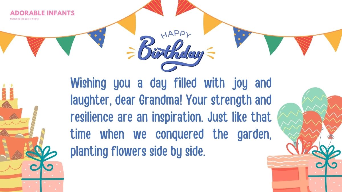 Special, best birthday wishes for my grandma turning 91