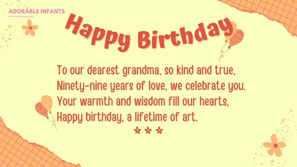 999+ Best, happy 99th birthday grandma wishes, quotes & poems ...
