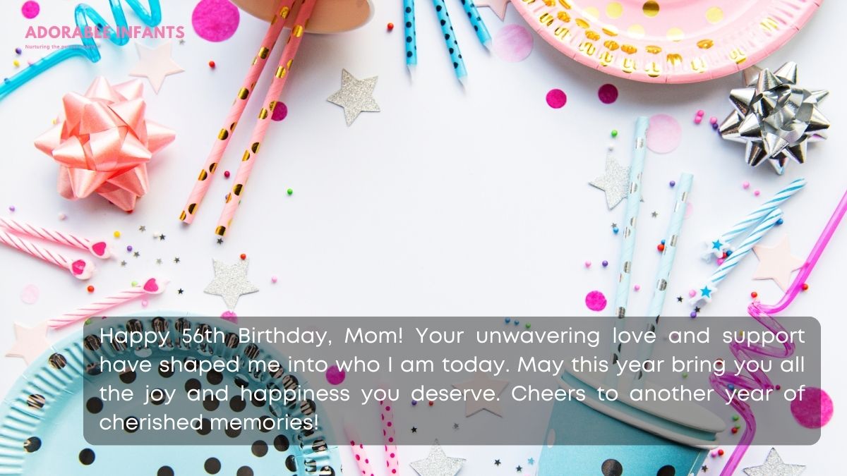 Happy 56th birthday mum messages from daughter