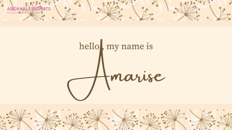 Amarise Name Meaning & 42+ Best Middle Name For Amarise