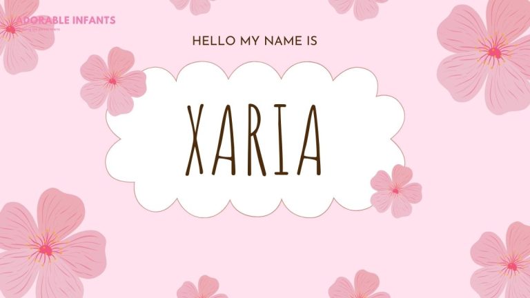 Xaria Name Meaning & 59+ Best Middle Name For Xaria